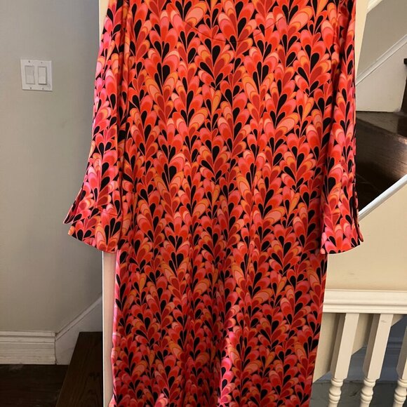 Lesley Evers Red Flame Dress PRICE DROP - Picture 9 of 14